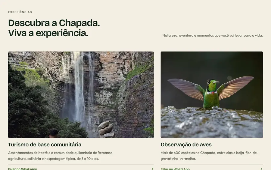 Discover Chapada: Experiência além do passeio