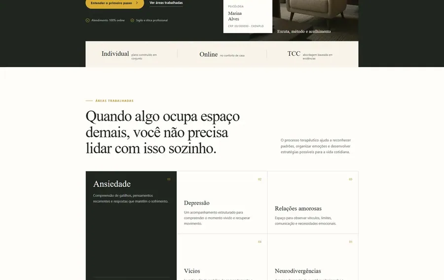 Serena Psicologia: Formato explícito