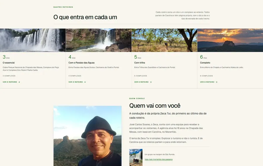 Zecatur Turismo: Roteiro por dias, não por preço